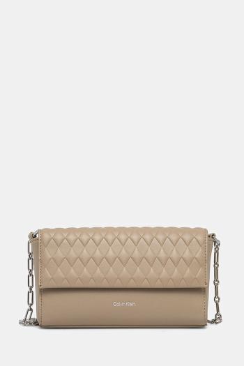 Kabelka Calvin Klein béžová farba, K60K612995