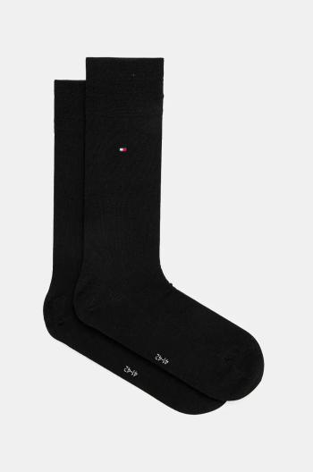 Ponožky Tommy Hilfiger pánske, čierna farba, 701229683