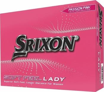 Srixon Soft Feel Lady Golf Balls Passion Pink Golfové lopty