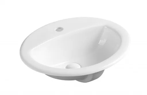OLSEN SPA - Umývadlo OVALE I, 51 x 42,5 x 18 cm - zápustné OLKLT6001