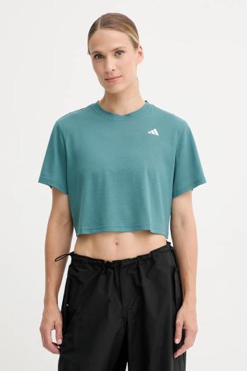 Tréningové tričko adidas Performance WORKOUT ESSENTIALS zelená farba, JY2218