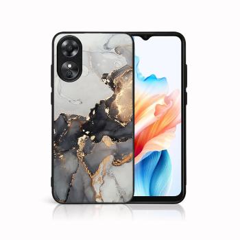 MY ART Ochranný kryt pre Oppo A38 GREY MARBLE (140)