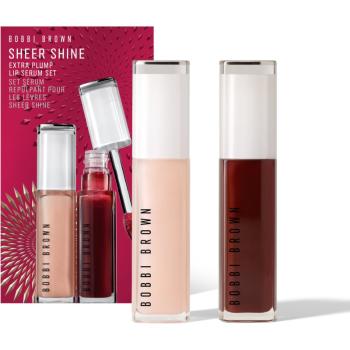 Bobbi Brown Holiday Sheer Shine Extra Plump Lip Serum Set sada hydratačných leskov na pery