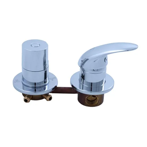 Sprchová batéria RAV Slezák vrátane podomietkového telesa chróm X582