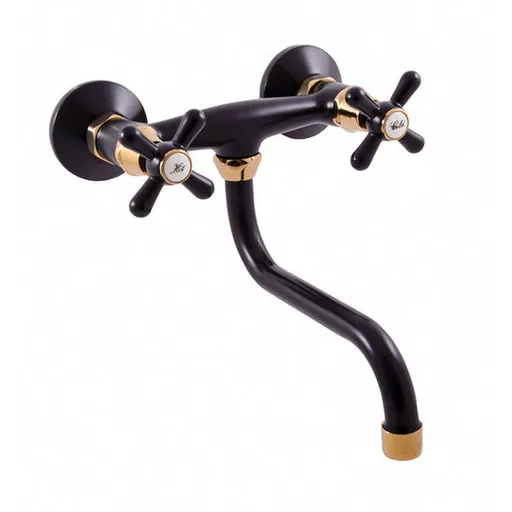 RAV SLEZÁK Morava drezová batéria 100 mm čierna / zlatá mk101.0/21cmatz MK101.021CMATZ