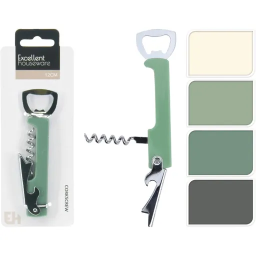 MAKRO - Otvárač na víno čašnícký 3v1 rôzne farby