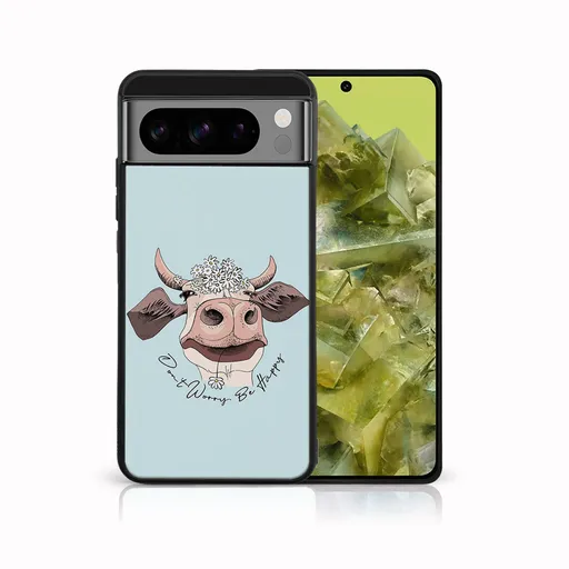 MY ART Ochranný kryt pre Google Pixel 8 Pro HAPPY COW (181)