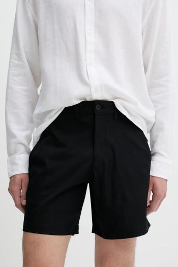 Šortky Abercrombie & Fitch čierna farba, KI128-5039