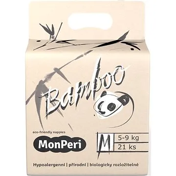 MonPeri Bamboo EKO M (veľ. 3) 5 – 9 kg, 21 ks (8594169731520)