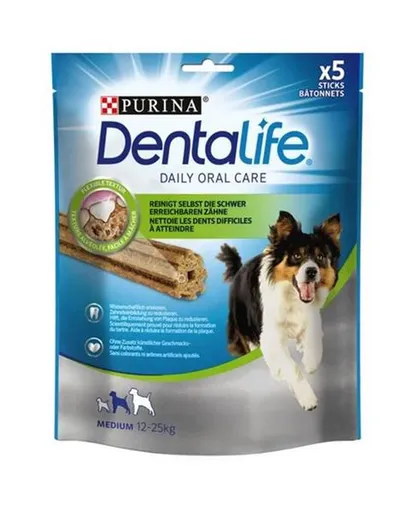 Purina dog Dentalife activefresh medium maškrta pre psy 115g
