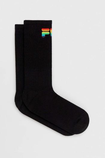 Ponožky Fila 2-pak Pride pánske, čierna farba