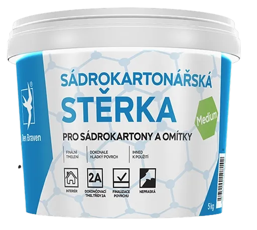 DEN BRAVEN - Sadrokartonárska stierka biela 14 kg