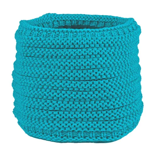 Bontis Pletený detský nákrčník - Tyrkysová | uni detská