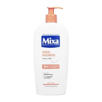 Mixa Intenzívne vyživujúce telové mlieko pre suchú pokožku Shea Nourish (Body Milk) 400 ml