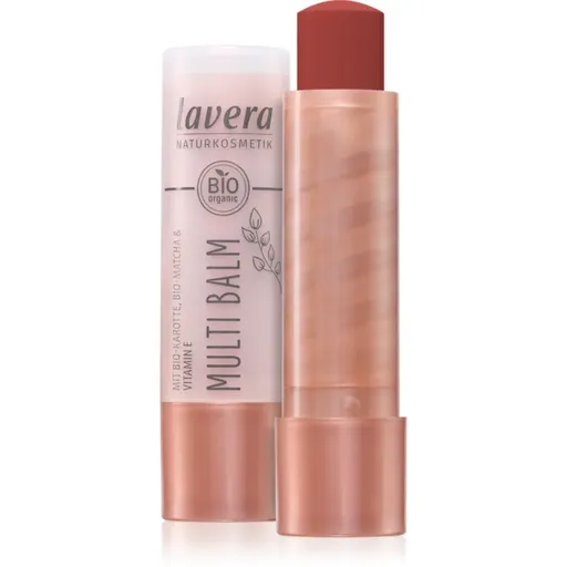 Lavera Multi Balm multifunkčný balzam na pery a líca odtieň 01 Sunset Red 4.5 g