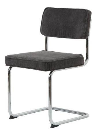Jedálenská stolička Unique Furniture RUPERT čierna látka 37285107