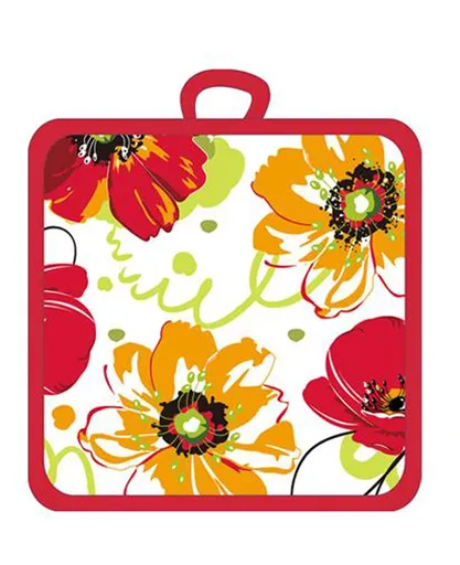 Podložka pod hrniec TORO červené kvety