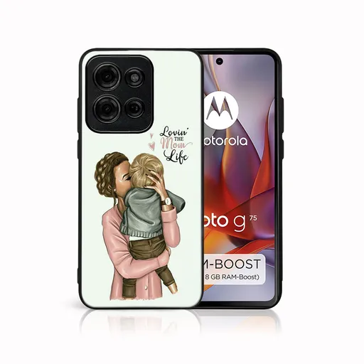 MY ART Ochranný kryt pre Motorola Moto G75 5G MOM LIFE (118)