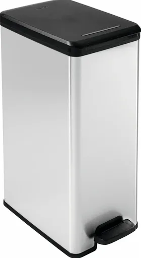 CURVER Odpadkový kôš SLIM BIN 40l | strieborná
