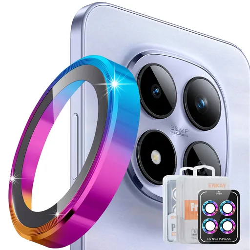 ENKAY ALU Sklo pre fotoaparát Xiaomi Redmi Note 15 Pro 5G / Redmi Note 15 Pro+ 5G / POCO M8 Pro 5G COLORFUL