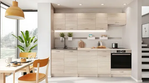 Artstolk Kuchynská linka MELA II | dub sonoma 2,4 m