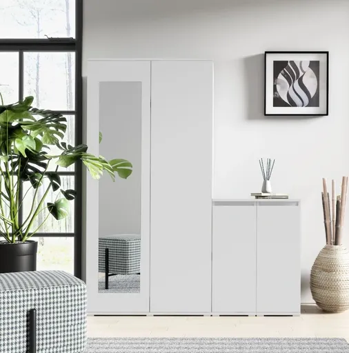 ArtPK Predsieň AMY 24 | biela so zrkadlom