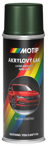 AUTOSPREJ ŠKODA - Metalíza na auto v spreji AC9590 - zelená tmavá 0,2 L