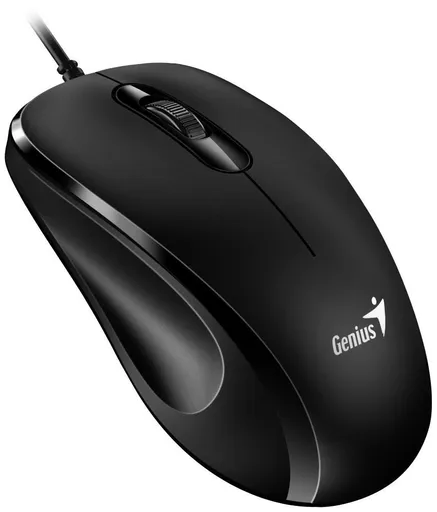 GENIUS myš DX-101, drôtová, 1200 dpi, USB, čierna