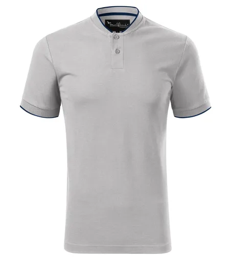 MALFINI Pánska polokošeľa Diamond - Strieborno-šedá | XL