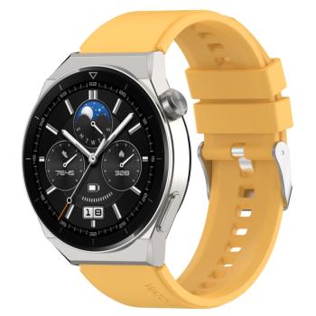 RUBBER Remienok Huawei Watch GT 3 Pro 46mm žltý