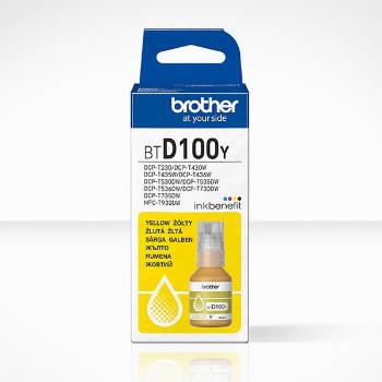 BROTHER BTD-100 - originálna cartridge, žltá, 5000 strán