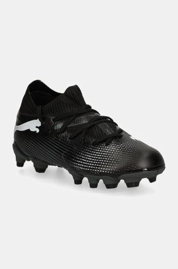 Detské kopačky Puma FUTURE 7 MATCH FG/AG Jr čierna farba