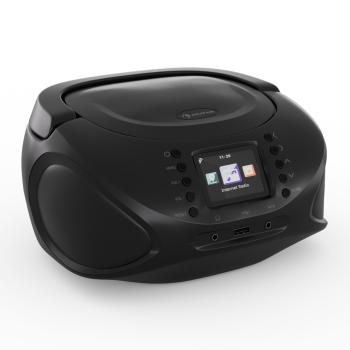 Auna Roadie Smart, IR/DAB/BT/CD/MP3, Boombox USB, DAB+/internet/FM rádio, CD/MP3 přehrávač, 3W, Bluetooth, přenosný