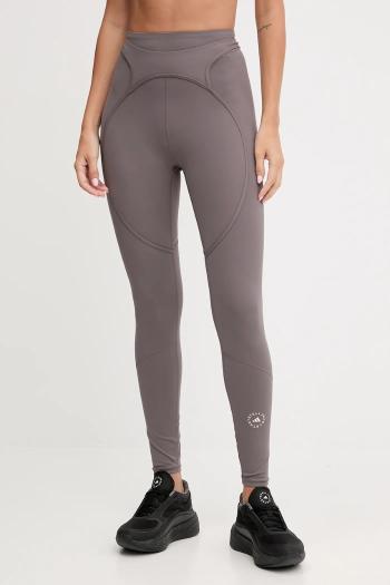 Tréningové legíny adidas by Stella McCartney TruePurpose hnedá farba, jednofarebné, JM1398