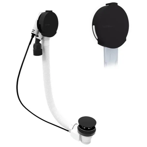 Vaňový automat Polysan čierna ABS/mosadz 71855.21