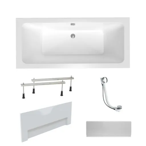 Obdĺžniková vaňa Laguna Nora Plus 160x75 cm akrylát ľavá aj pravá SIKONO1600ANP