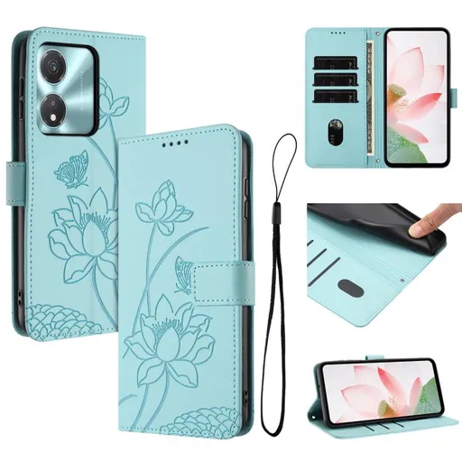 ART LOTUS Peňaženkové puzdro pre Honor X5c Plus svetlozelené