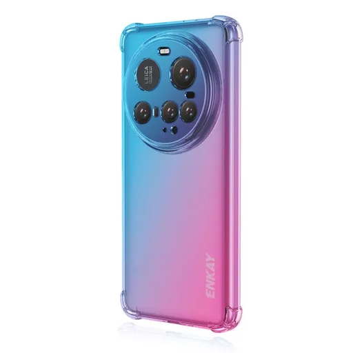 ENKAY GRADIENT Ochranný kryt pre Xiaomi 15 Ultra BLUE PINK
