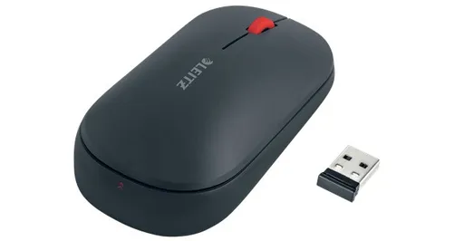 LEITZ Bezdrôtová počítačová myš COSY, zamatovo šedá