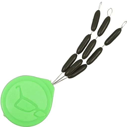 Korda tungstenové stopery sinker hooklink weight weedy green-small 12 ks