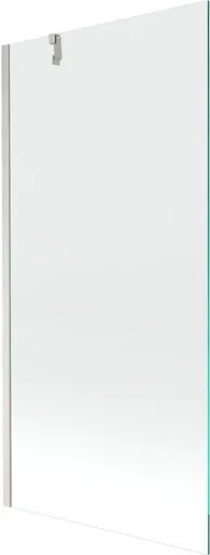 MEXEN/S - Next vaňová zástena FIX 90 x 150, transparent, nikel kefovaná 895-090-000-00-00-97