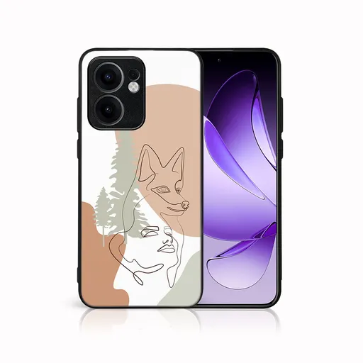 MY ART Ochranný kryt pre Oppo Reno13 F 5G / Reno13 FS 5G FOX (191)