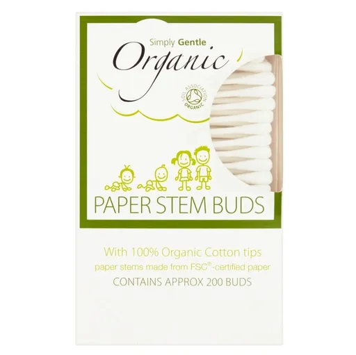 SIMPLY GENTLE Organické vatové tyčinky 200 kusov