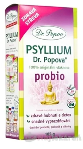 Dr. Popov PSYLLIUM probio rozpustná vláknina 185g