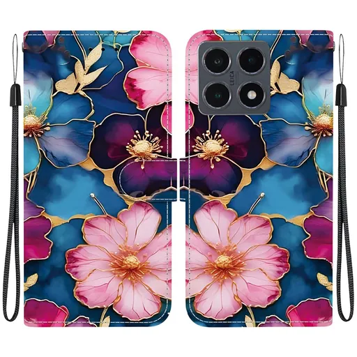ART Peňaženkový obal pre Xiaomi 15T COLORFUL BLOSSOM