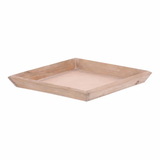 Drevená tácka Riaza hnedá, 26 x 26 x 3 cm