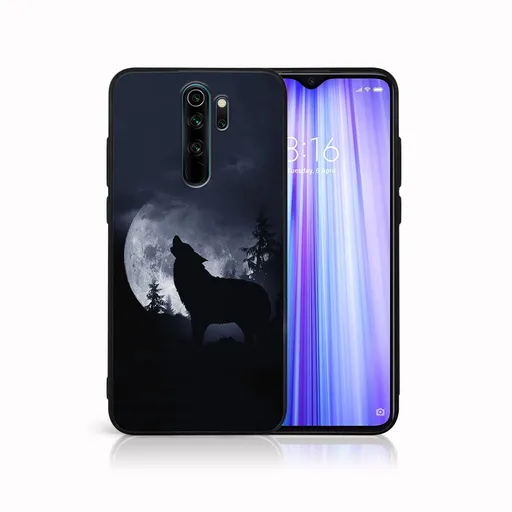 MY ART Silikónový obal Xiaomi Redmi Note 8 Pro WOLF (044)