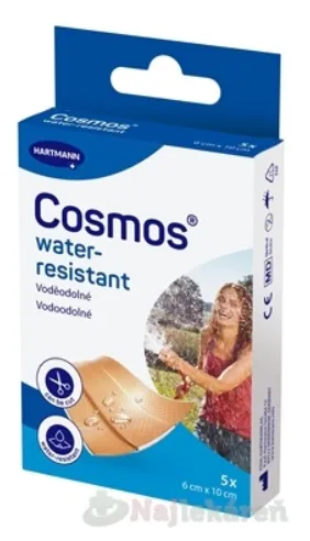 COSMOS Universal vodeodolná náplasť na rany 6x10cm 5ks