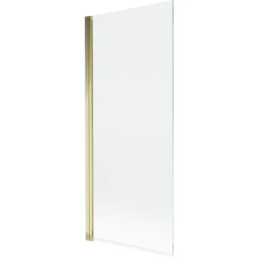 MEXEN - MIST vaňová zástena 80x150 cm 6mm 1-s, zlatá, číra 8A9-080-001-50-00