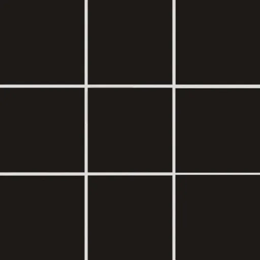 Mozaika Rako Color Two čierna 10x10 cm lesk GAA0K548.1